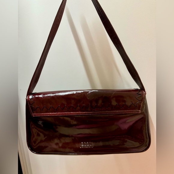 BCBG Max Azria Vintage Leather Shoulder Bag - Picture 2 of 8